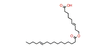 9-(Hexadec-11-enoyloxy)-non-6-enoic acid